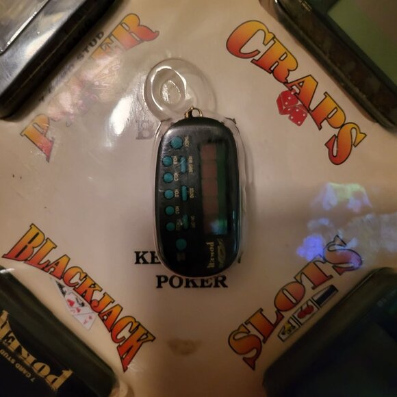 Las Vegas Casino Micro Games Gift Pack Handheld Games Poker Craps Blackjack Slot - Picture 11 of 12